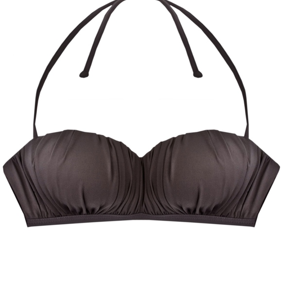 NWT L Space Ariel‎ Bandeau Strapless Sweetheart Top in Pebble [SZ Small ] - Picture 5 of 5
